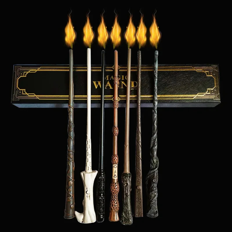 Fire-Breathing Magic Wand – Electronic Fireball Prop for Role Play & Decor