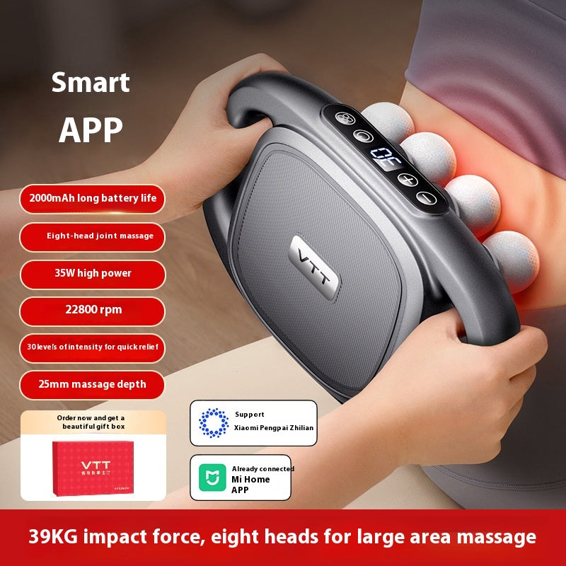 Deep Tissue Massage Gun – 30 Speeds, 8 or 16 Heads, 48kg Force