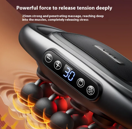 Deep Tissue Massage Gun – 30 Speeds, 8 or 16 Heads, 48kg Force