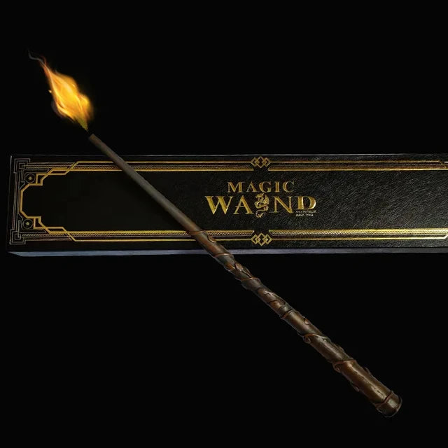 Fire-Breathing Magic Wand – Electronic Fireball Prop for Role Play & Decor