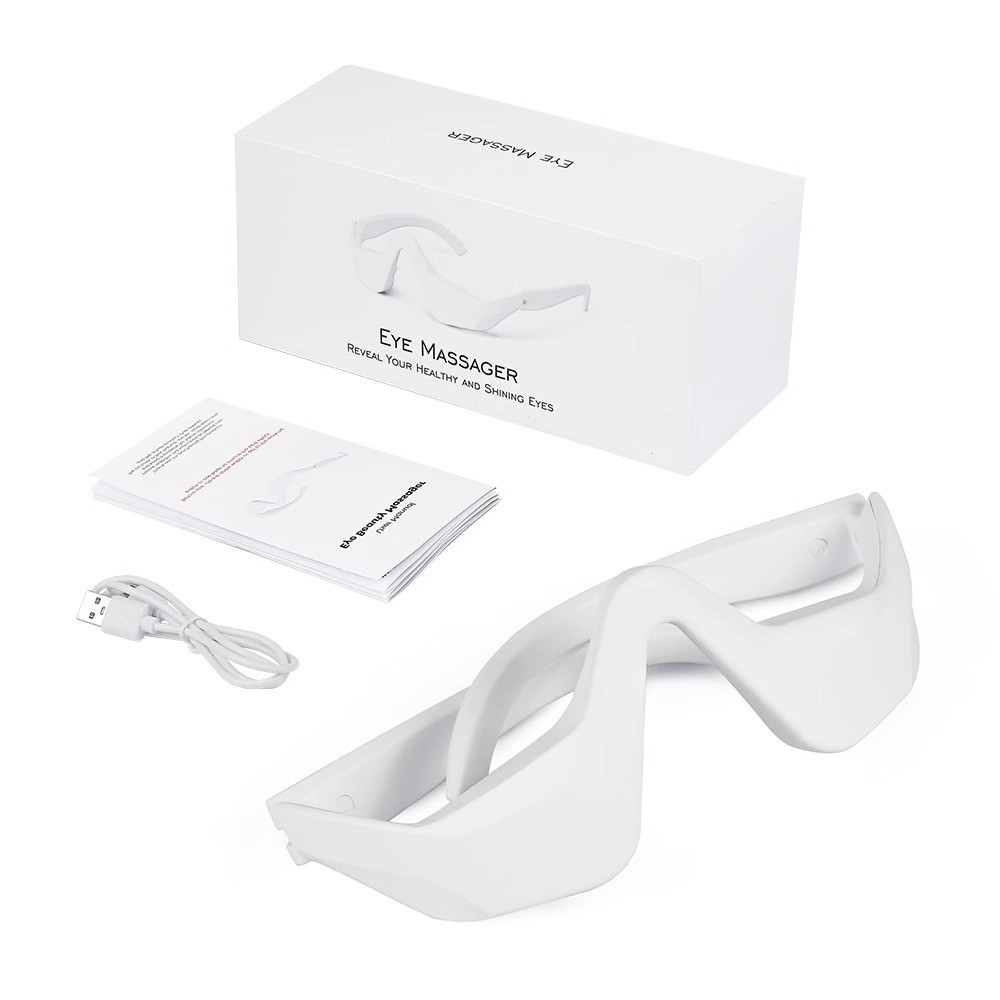 Wireless Eye Massager – Red Light Therapy & Heat for Eye Strain Relief