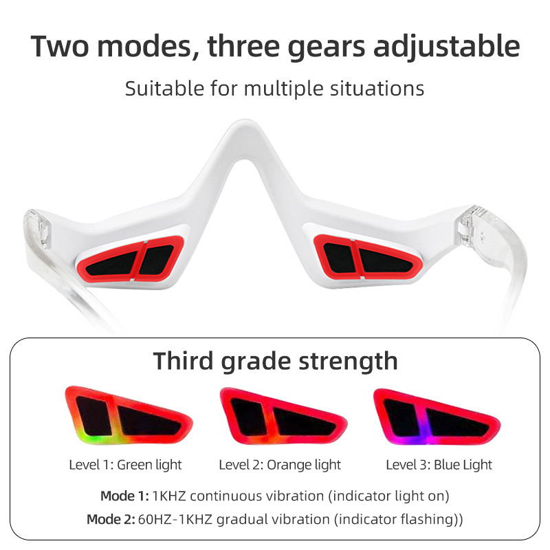 Wireless Eye Massager – Red Light Therapy & Heat for Eye Strain Relief