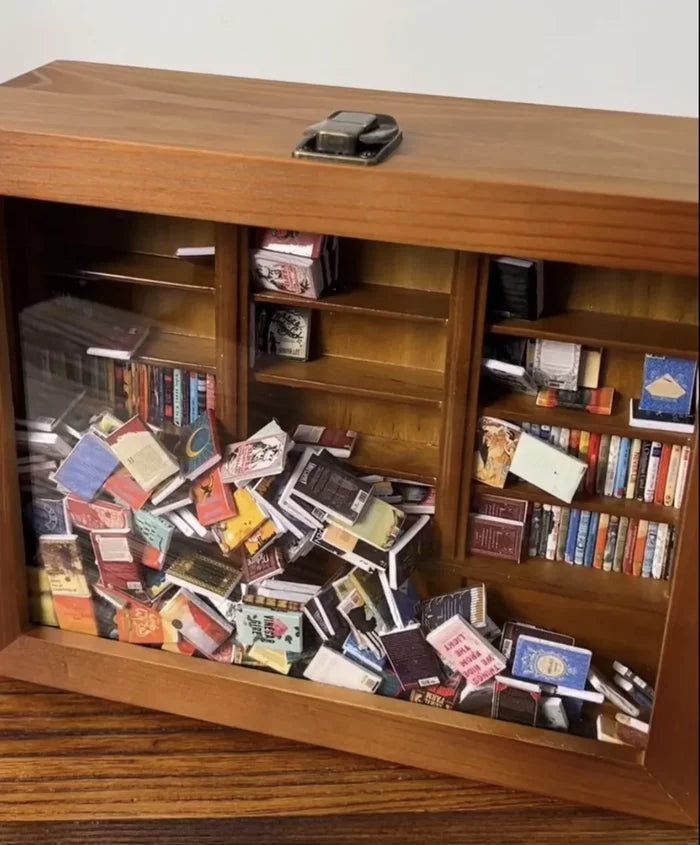 Anxiety Bookshelf – Shake Away Stress with This Satisfying Desk Toy